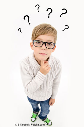 Junge mit Fragezeichen © S.Kobold / Fotolia.com Junge mit Fragezeichen