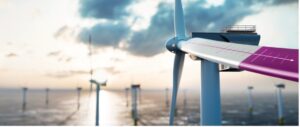Drei Windräder. Bildrechte: Evonik Operations GmbH, Essen